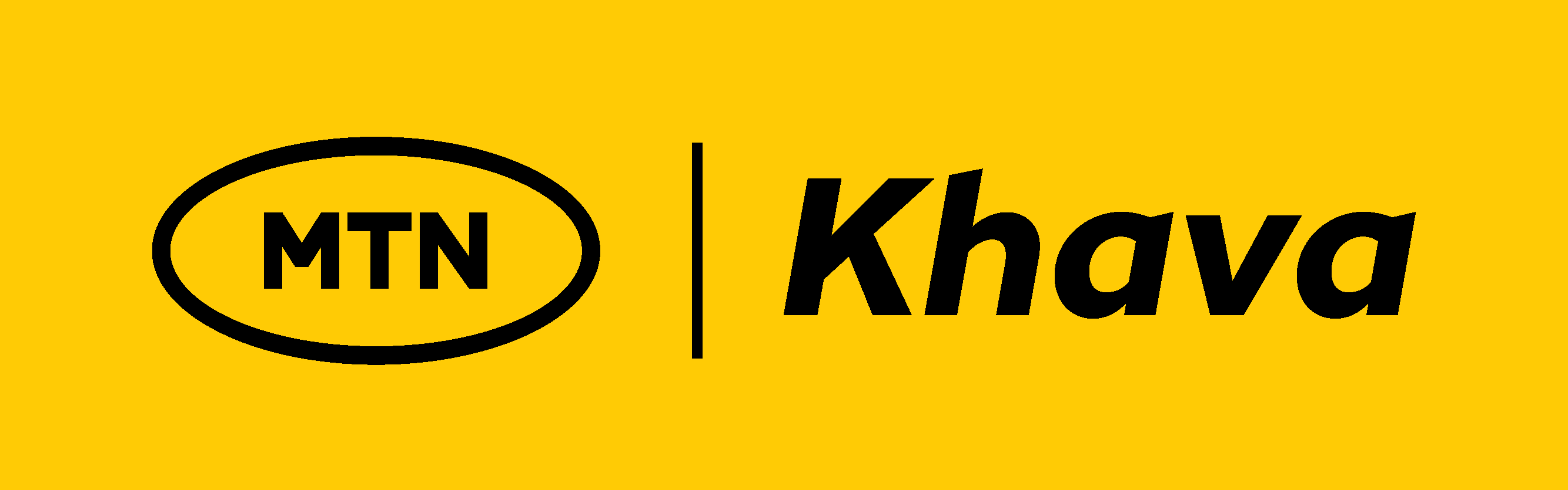 MTN Khava logo - yellow and black branding